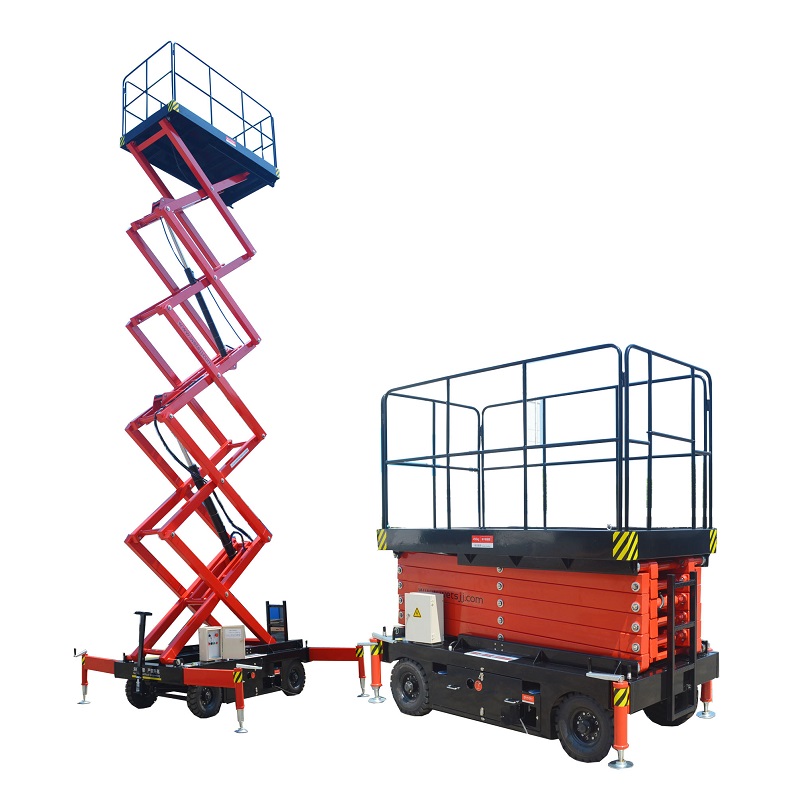 Materials Handling SJY mobile scissor aerial platform forklift Sale BUY