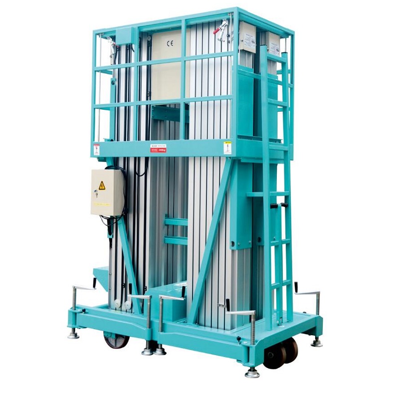 Trader Wholesale Materials Handling Four-mast ALuminum alloy lifting platform electric  Industrial Equipment