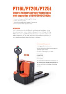 ForkLift pallet truck | China Manufacturer Trade Price on Materials Handling pallet truck PT16 20 25L Sale Buy Online Trade Importer of Industrial Equipment BUY in USA/UK/India/Australia/India/CANADA | FORKLIFT