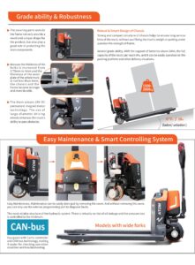 ForkLift  pallet truck | China Manufacturer Trade Price on Materials Handling electric pallet truck ATOM2 PTE15 20Q2 Sale Buy Online Trade Importer of Industrial Equipment BUY in USA/UK/India/Australia/India/CANADA | FORKLIFT